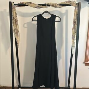 Calvin Klein Black Trumpet Sleeveless Dress